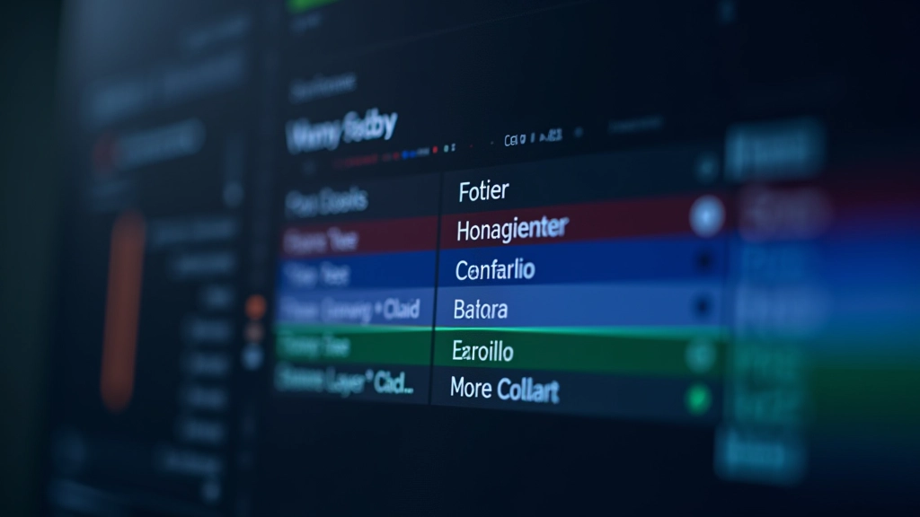 Closeup de painel de camadas com nomes descritivos e cor-coding em After Effects