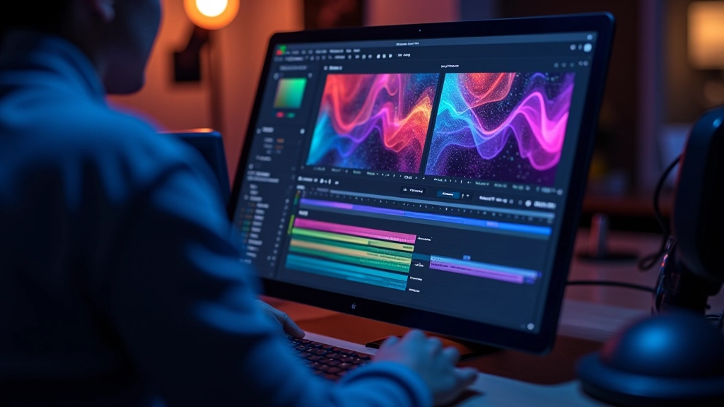 Paleta de efeitos After Effects com diversos filtros visuais e ícones de efeitos disponíveis
